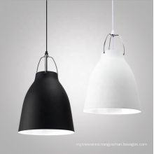 Modern Industrial White Aluminum Pendant Lamp For Home Decor